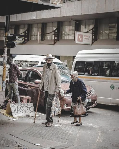 Street scene in Johannesburg